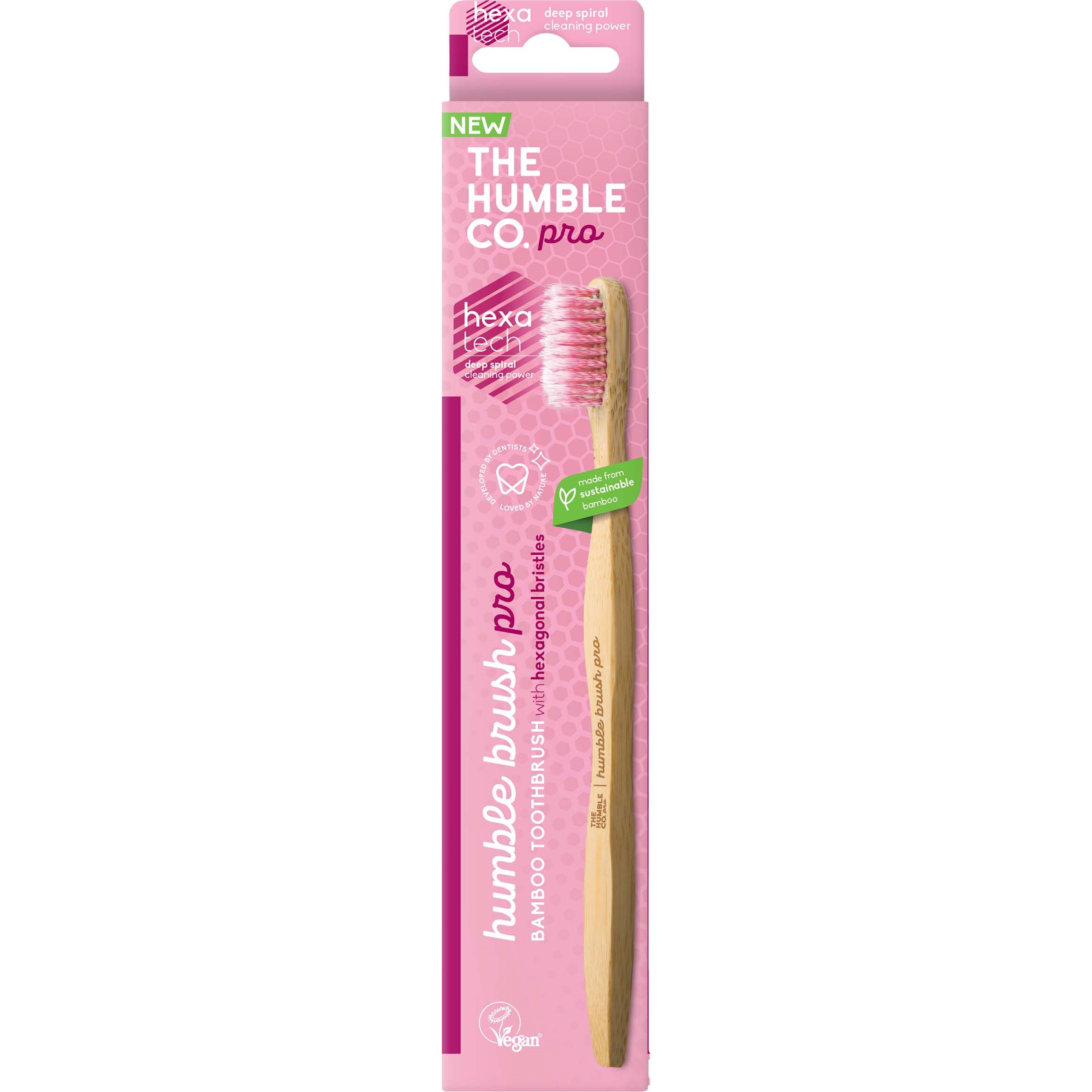 Läs mer om The Humble Co. Humble Brush Pro Spiral Toothbrush Soft Purple