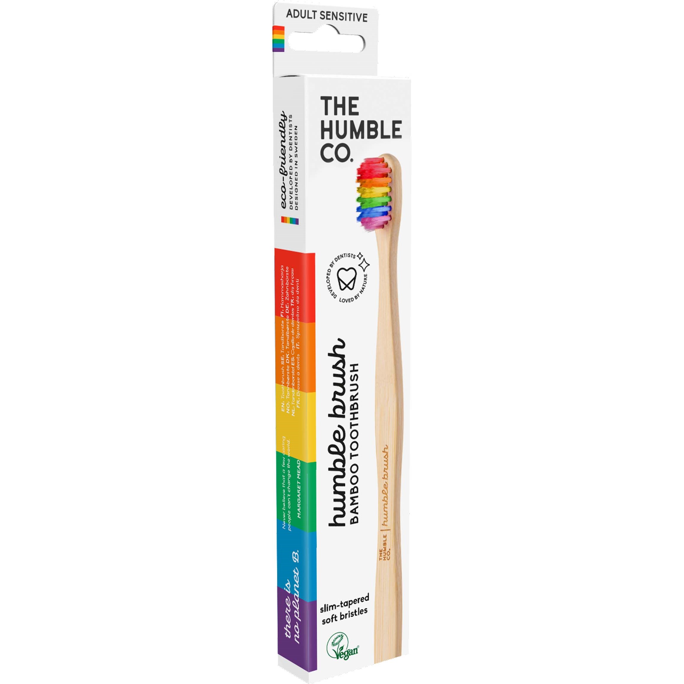 Läs mer om The Humble Co. Proud Edition Bamboo Toothbrush Sensitive