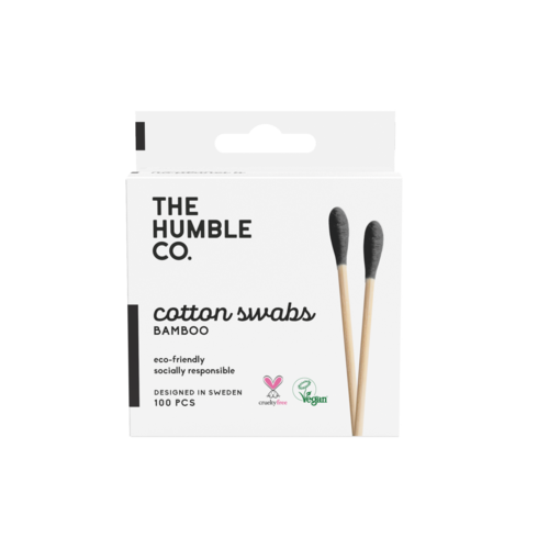 The Humble Co. Bamboo Cotton Swabs Black