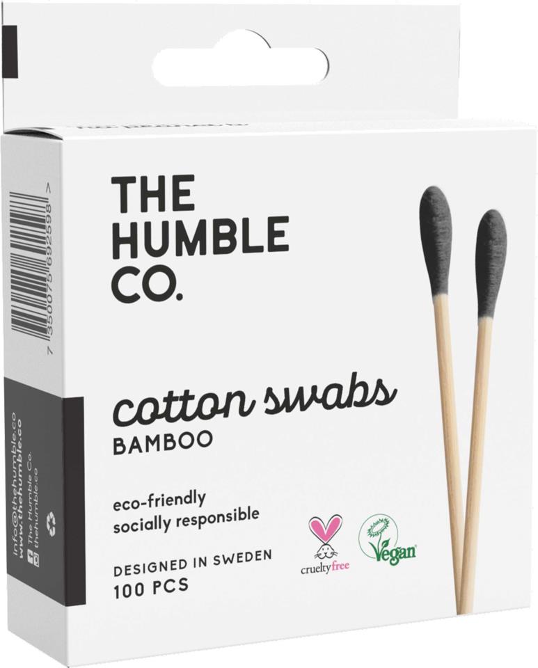 The Humble Co. Humble Natural Cotton Swabs Black