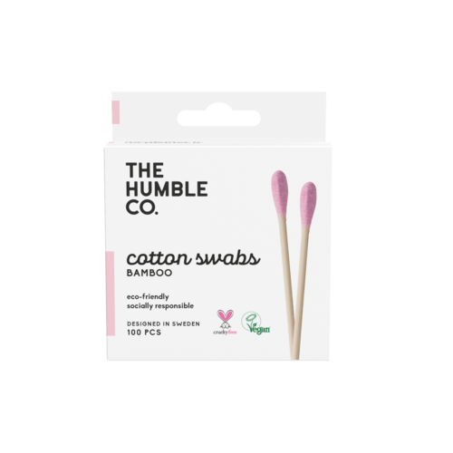 The Humble Co. Bamboo Cotton Swabs Purple