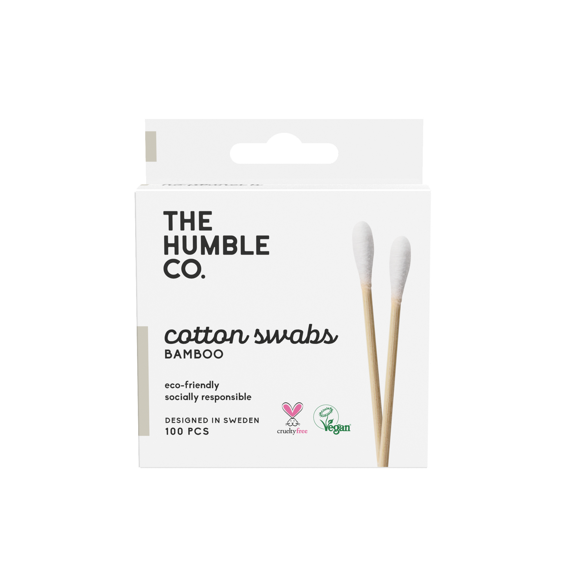 The Humble Co. Bamboo Cotton Swabs White (obrázok 2)