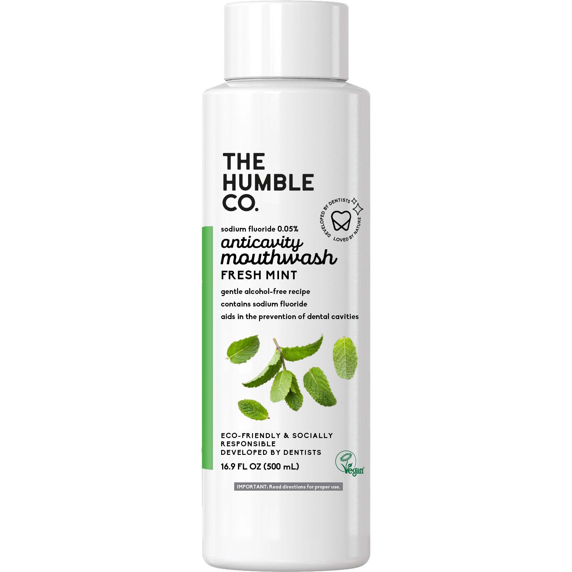 The Humble Co. Humble Natural Mouthwash Fresh Mint 500 ml