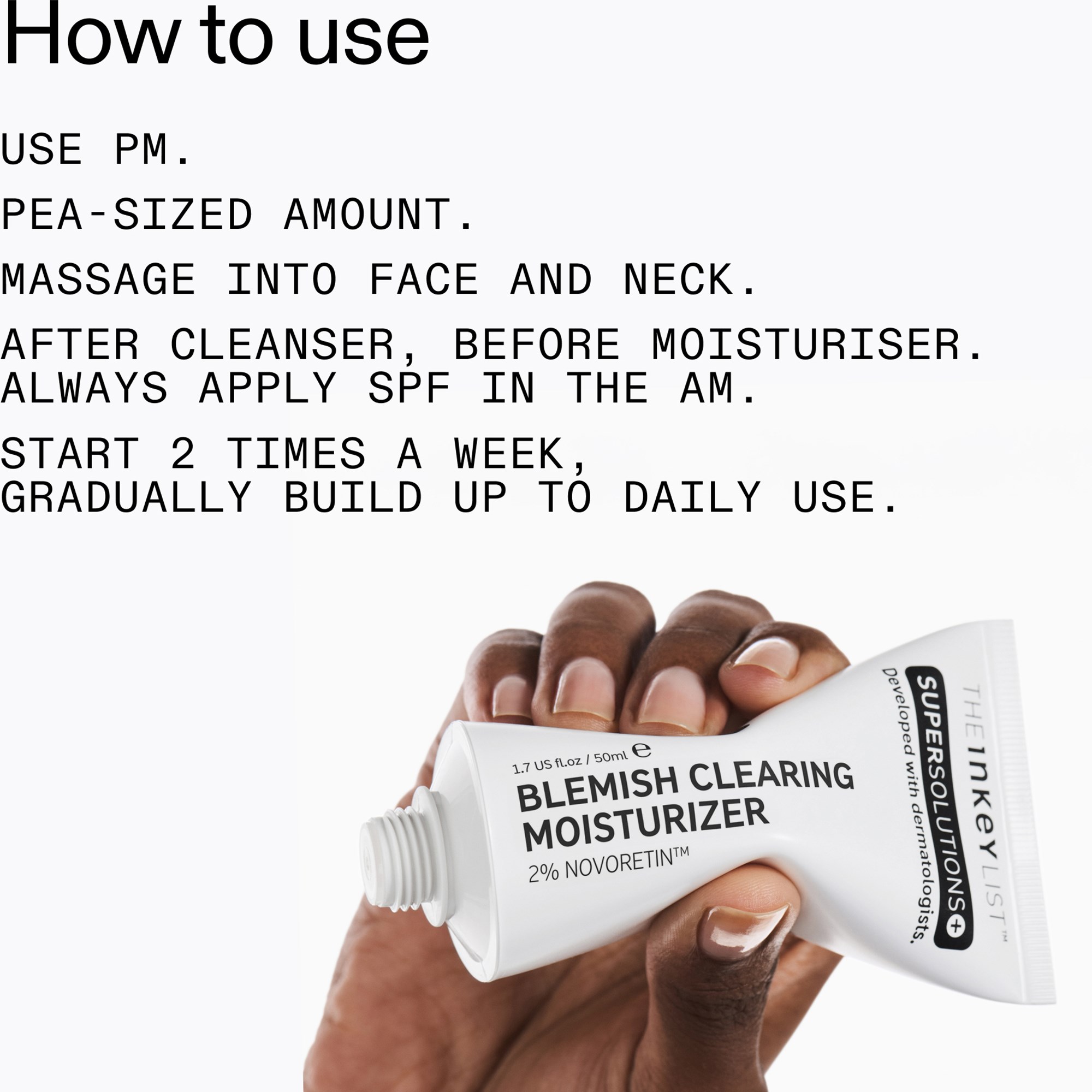 The Inkey List Blemish Clearing Moisturizer 2% Novoretin 50 ml (obrázok 4)