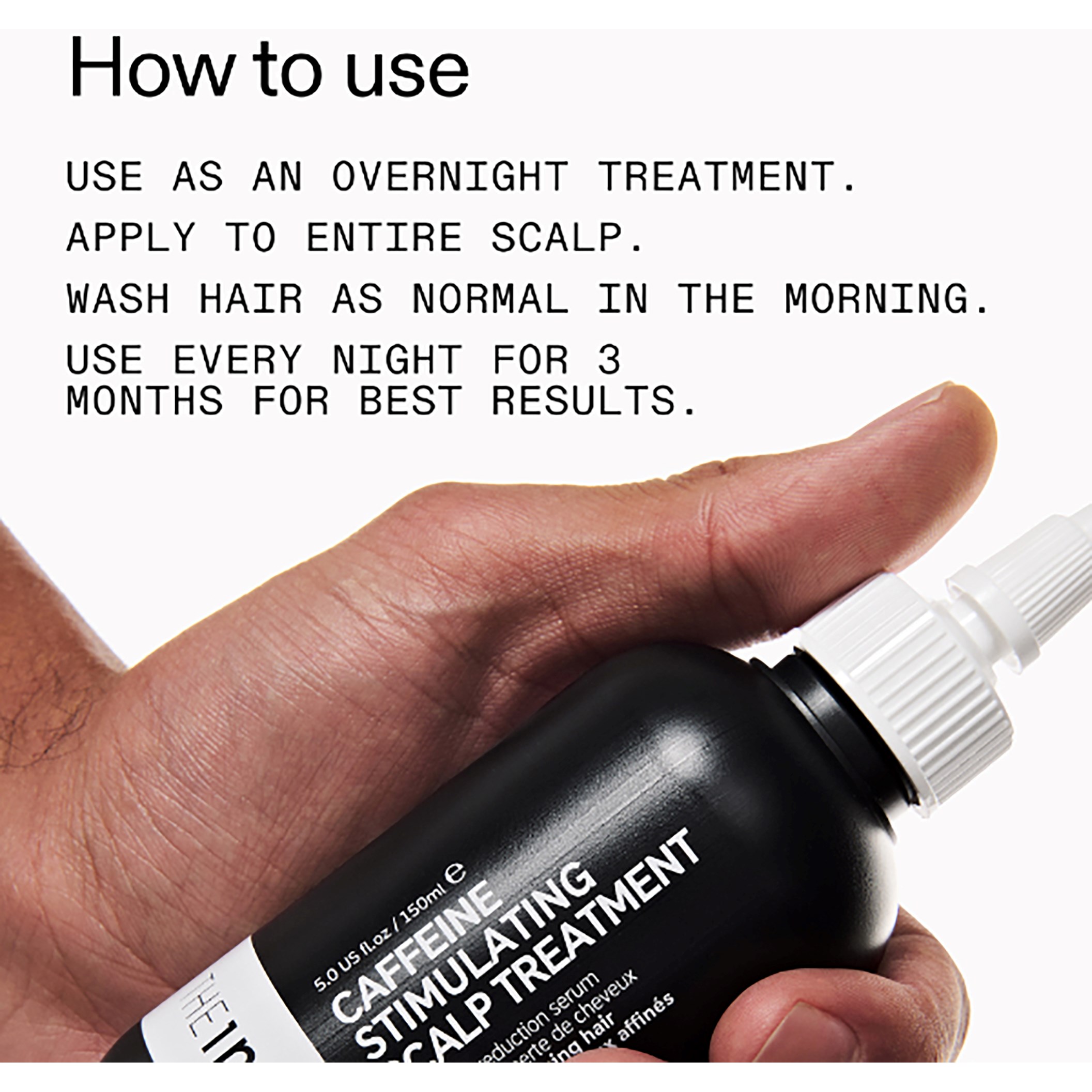 The Inkey List Caffeine Stimulating Scalp Treatment 150 ml (obrázok 3)