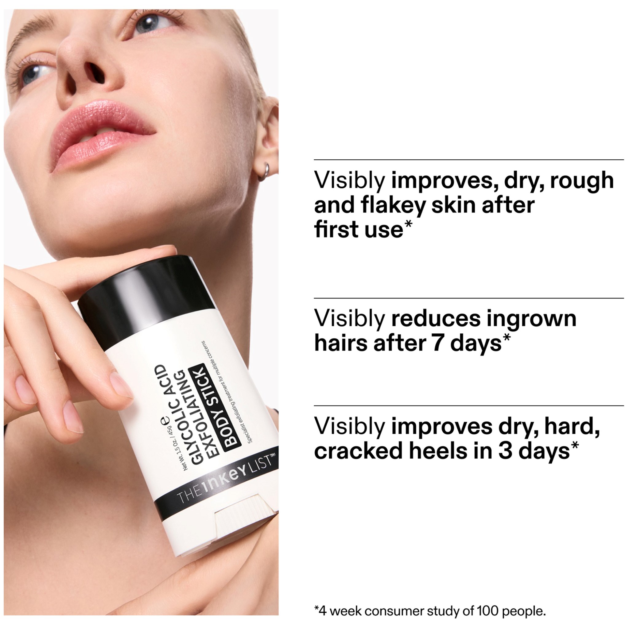 The Inkey List Glycolic Acid Exfoliating Body Stick 45 g (obrázok 8)