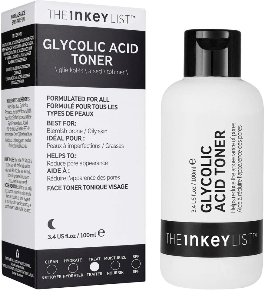 The Inkey List Glycolic Acid Toner 100 Ml Lyko the-inkey-list-glycolic-acid-toner-100-ml-lyko