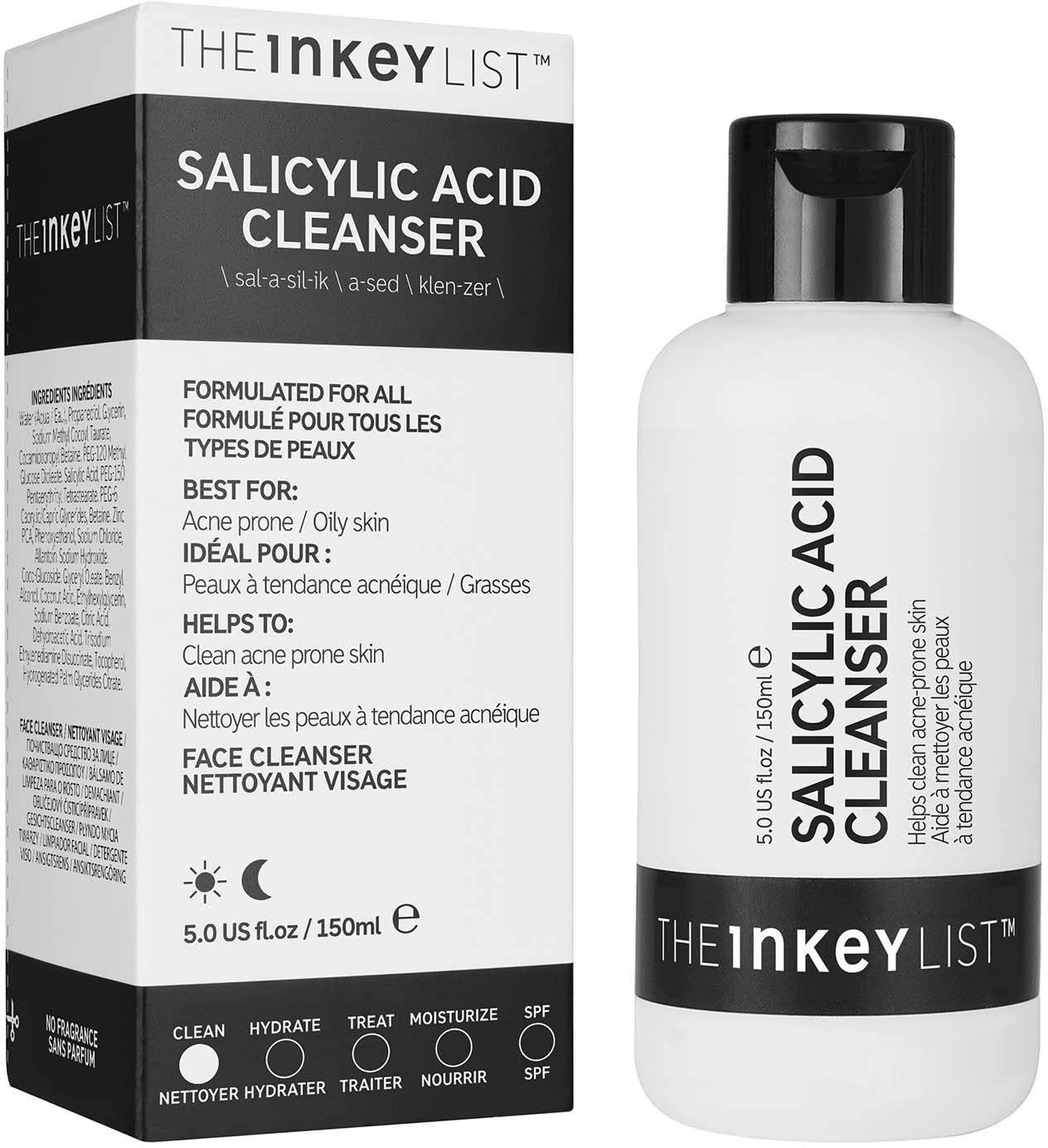 The Inkey List Salicylic Acid Cleanser 150 Ml Lyko Com   The Inkey List Salicylic Acid Cleanser 150 Ml 3498 103 0150 2 