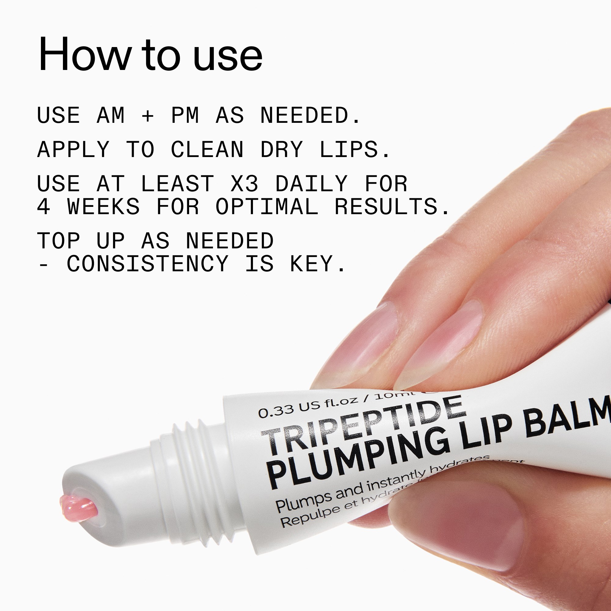 The Inkey List Tripeptide Plumping Lip Balm (obrázok 4)