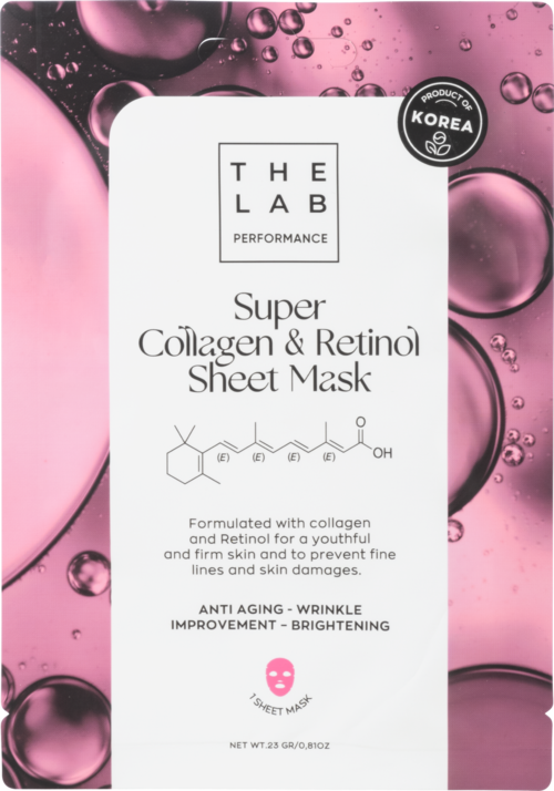 The Lab Performance Collagen & Retinol Sheet Mask