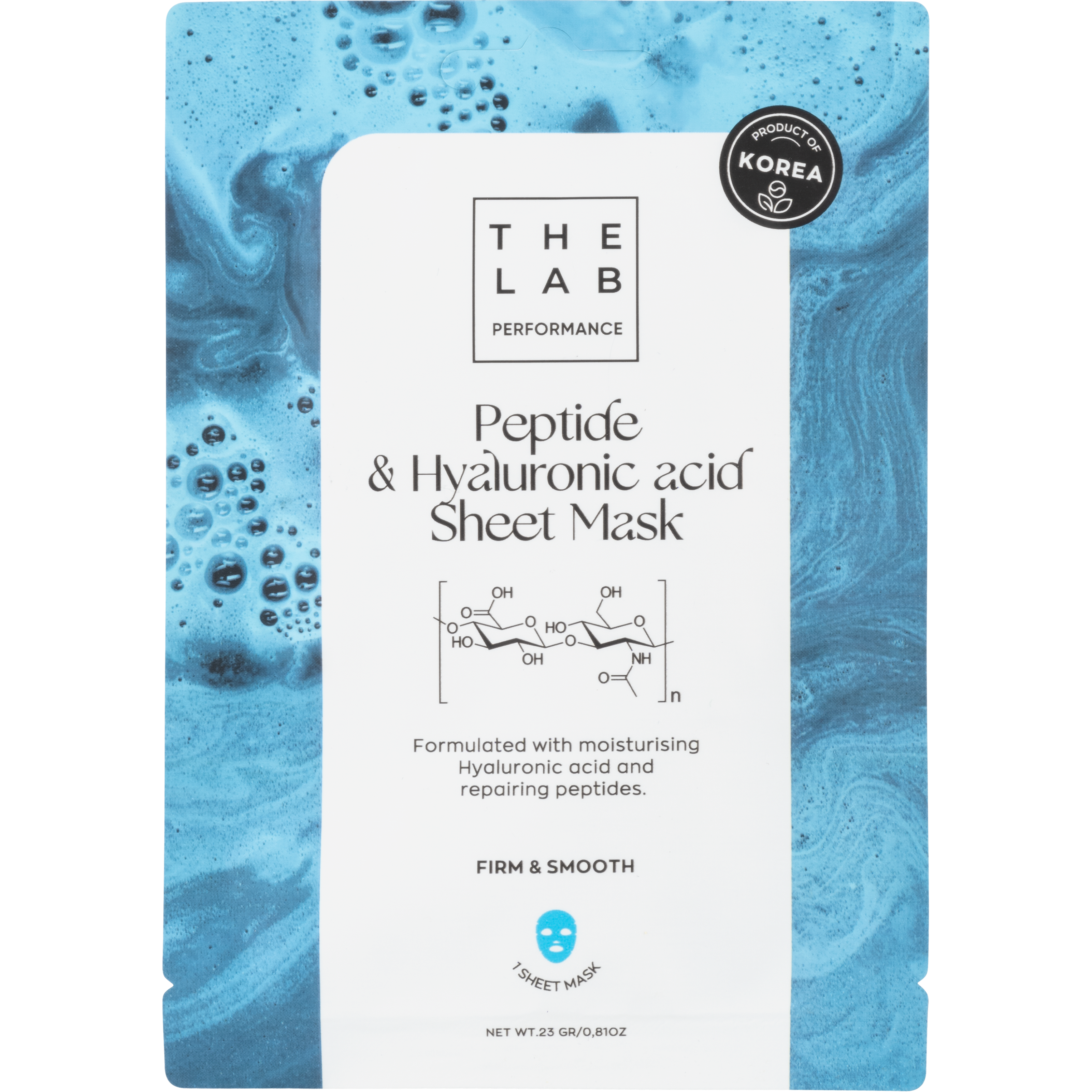 Peptide & Hyaluronic Acid Sheet Mask