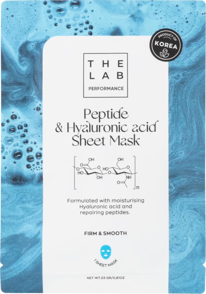 The Lab Performance Peptide & Hyaluronic Acid Sheet Mask 23
