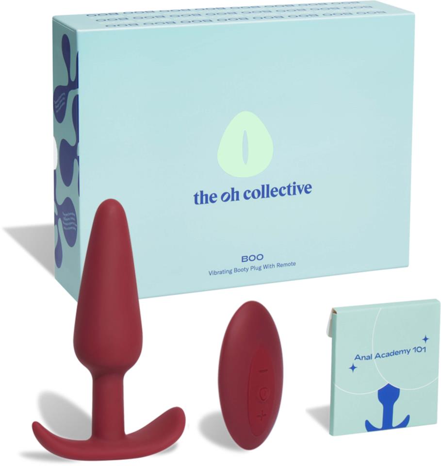 The Oh Collective Boo Vibrating Butt Plug With Remote Control Red | lyko.com The Oh Collective Boo Vibrating Butt Plug With Remote Control Red | lyko.com