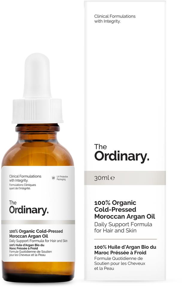 The Ordinary 100% Organic Cold Pressed Moroccan Argan Oil 30ml