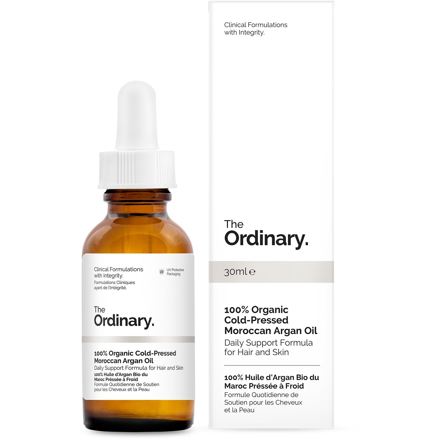 The Ordinary 100% Organic Cold Pressed Moroccan Argan Oil 30 ml
