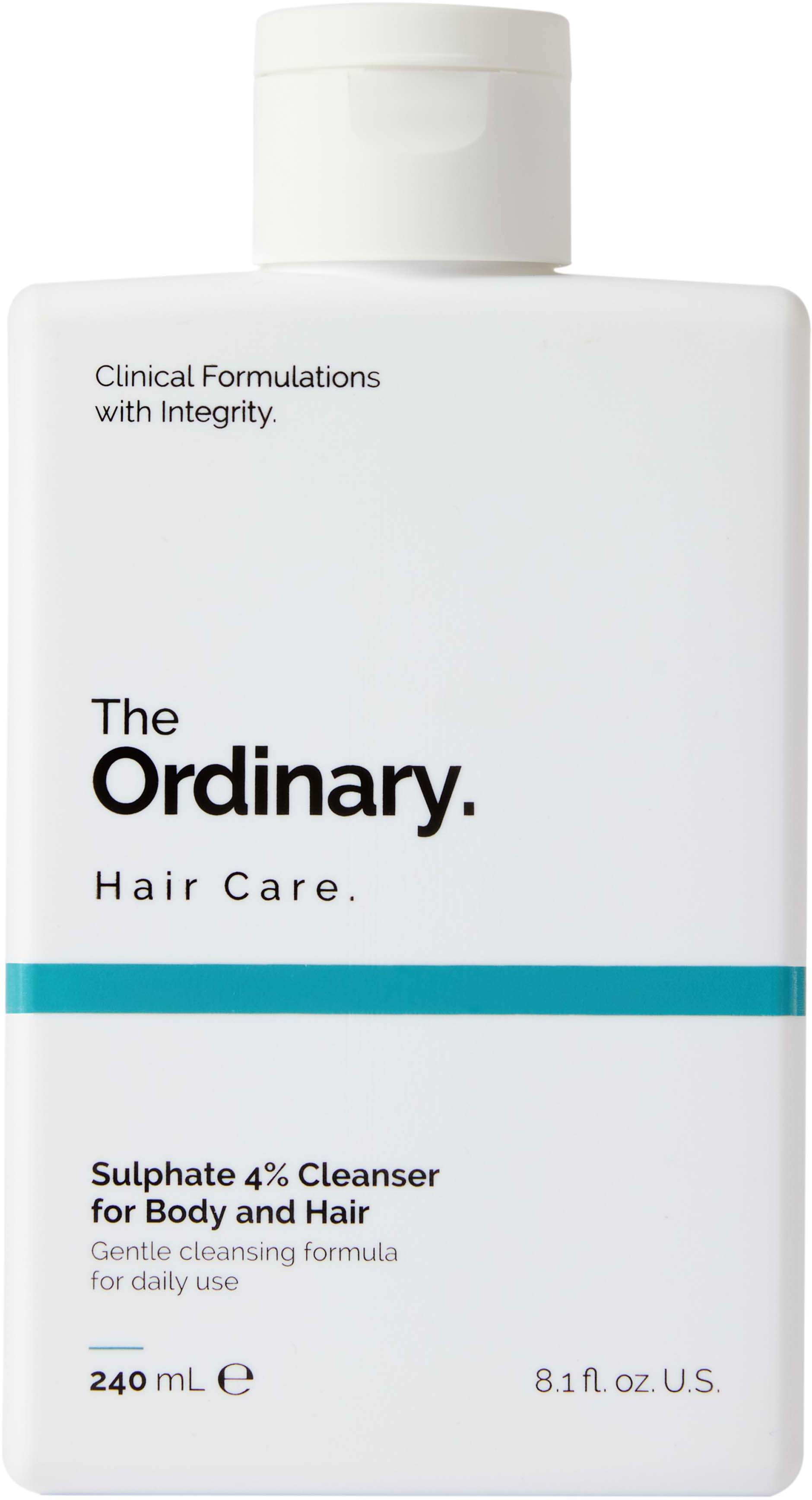 The Ordinary Hair Care 4% Sulphate Cleanser for Body and Hair 240 ml |  lyko.com