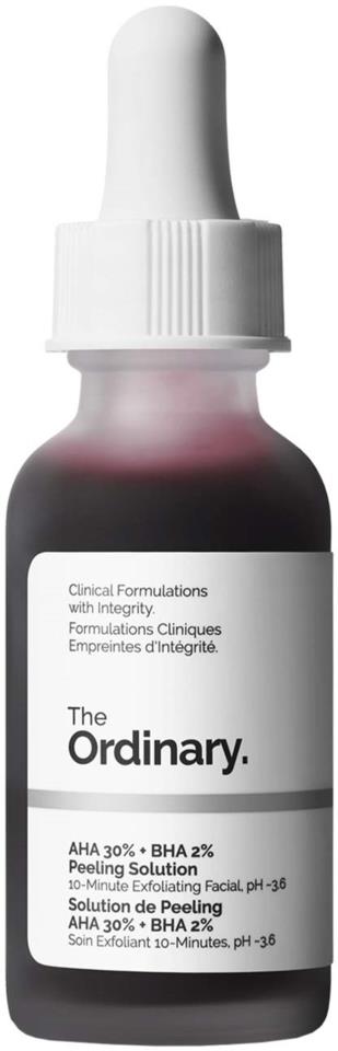 The Ordinary Direct Acids AHA 30% + BHA 2% Peeling Solution 30 ml ...