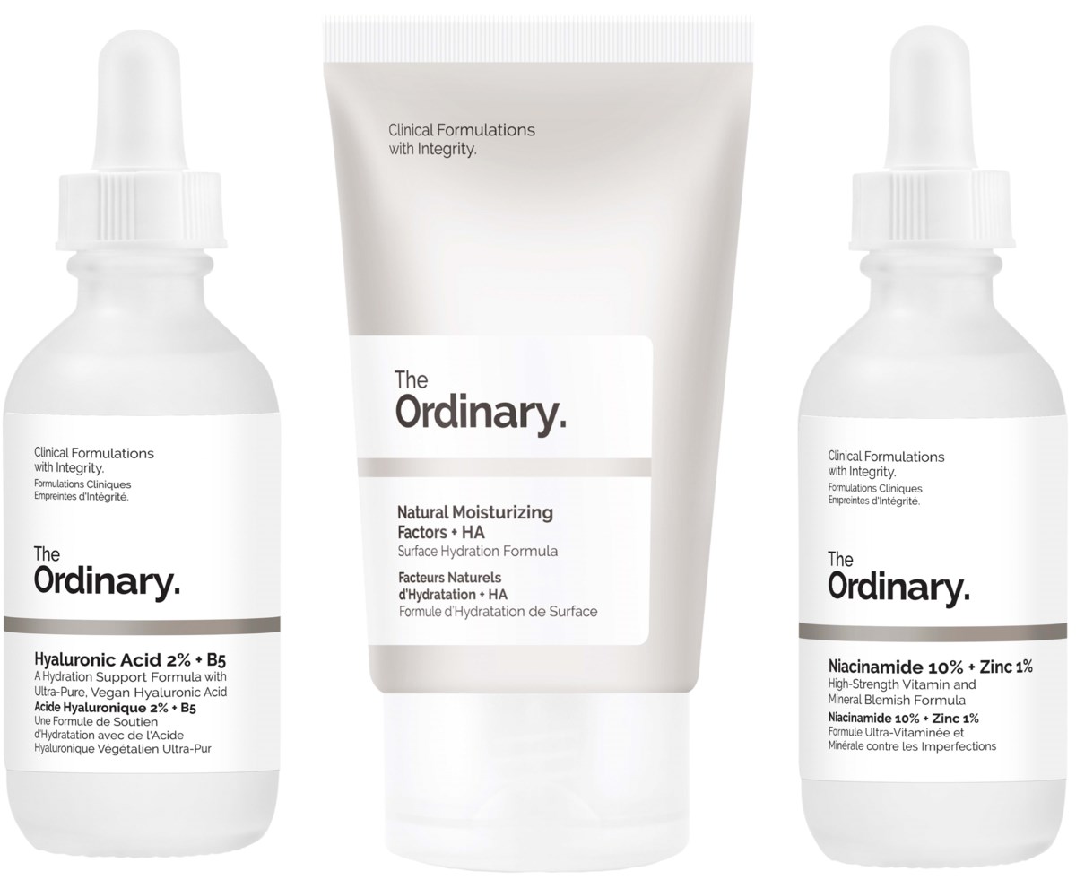 Набор средств для лица The Ordinary Bestsellers Trio, с гиалуроновой кислотой и ниацинамидом