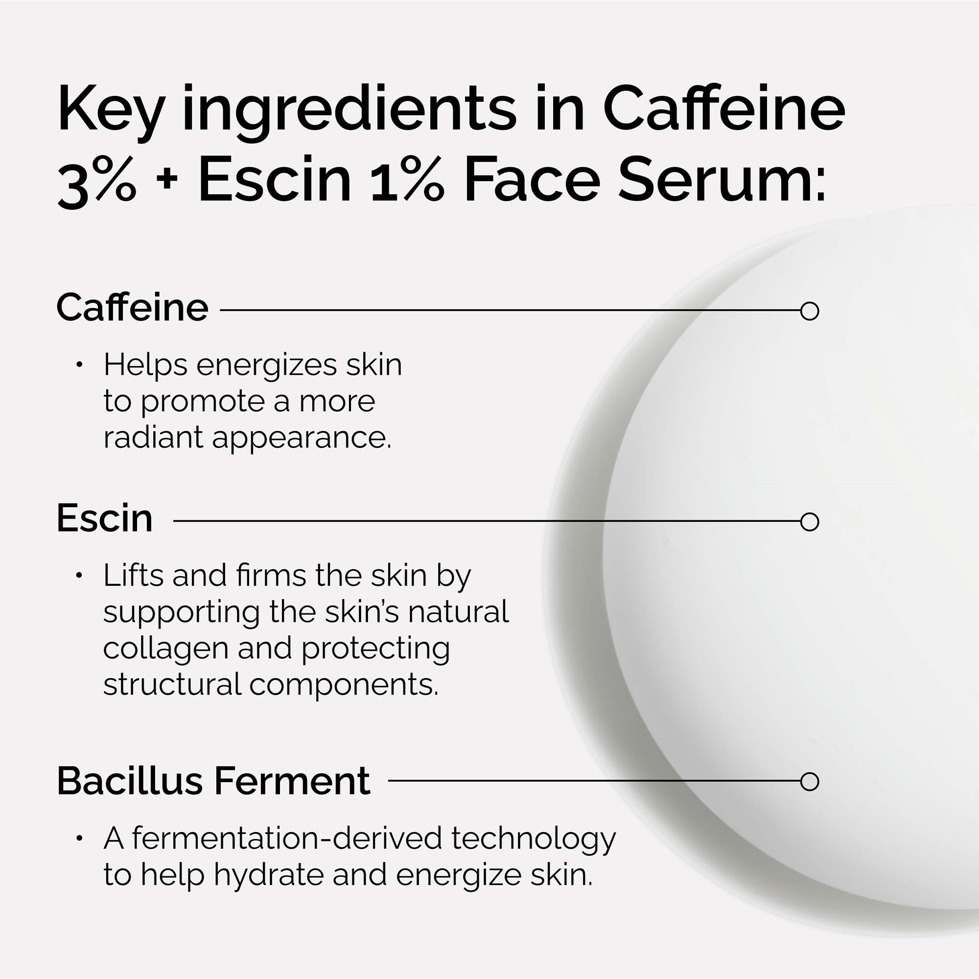 The Ordinary Caffeine 3% + Escin 1% Face Serum 30 ml (zdjęcie 4)