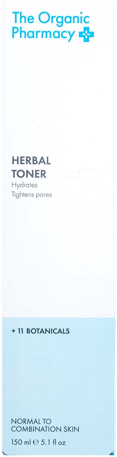 Ihonhoitotuote nimeltä Herbal Toner, valmistajalta The Organic Pharmacy, kasvipohjainen normaalille ja sekaiholle.