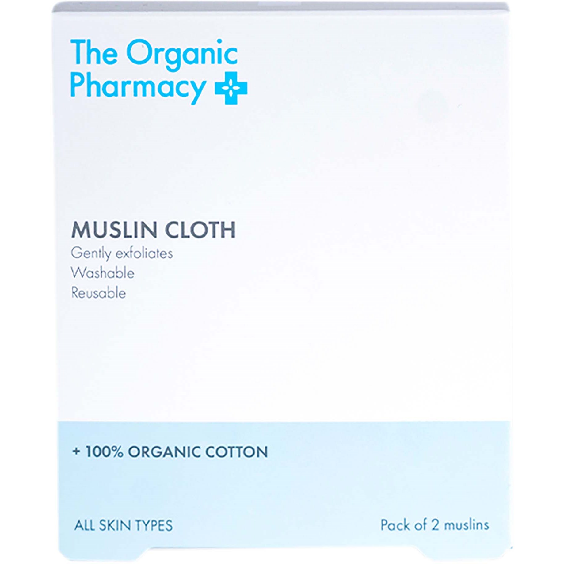 The Organic Pharmacy Organic Muslin Cloth 2 St.