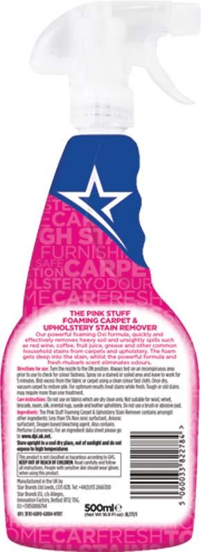 The Pink Stuff Carpet & Upholstery Cleaner 500 ml