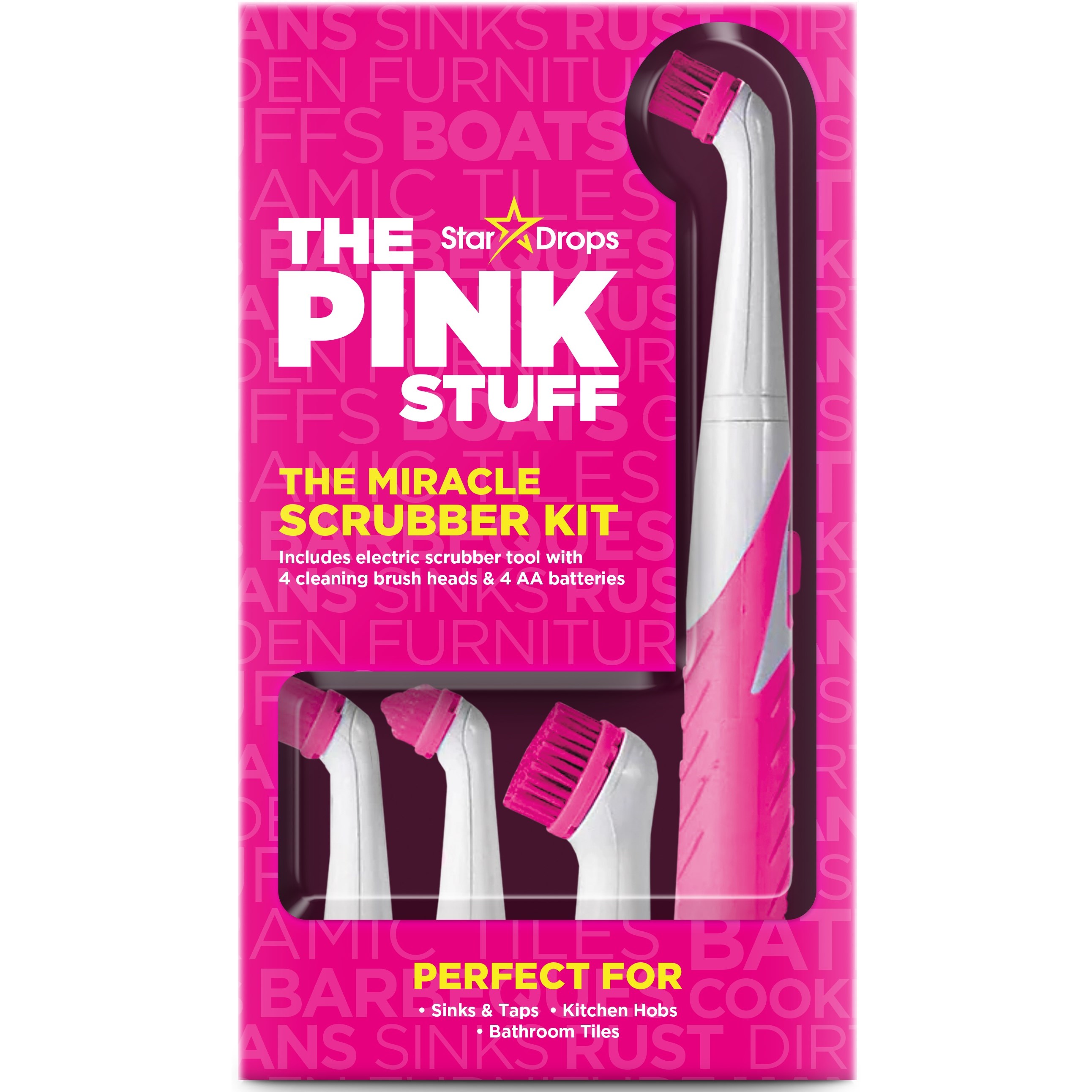 Bilde av The Pink Stuff Sonic Scrubber Kit