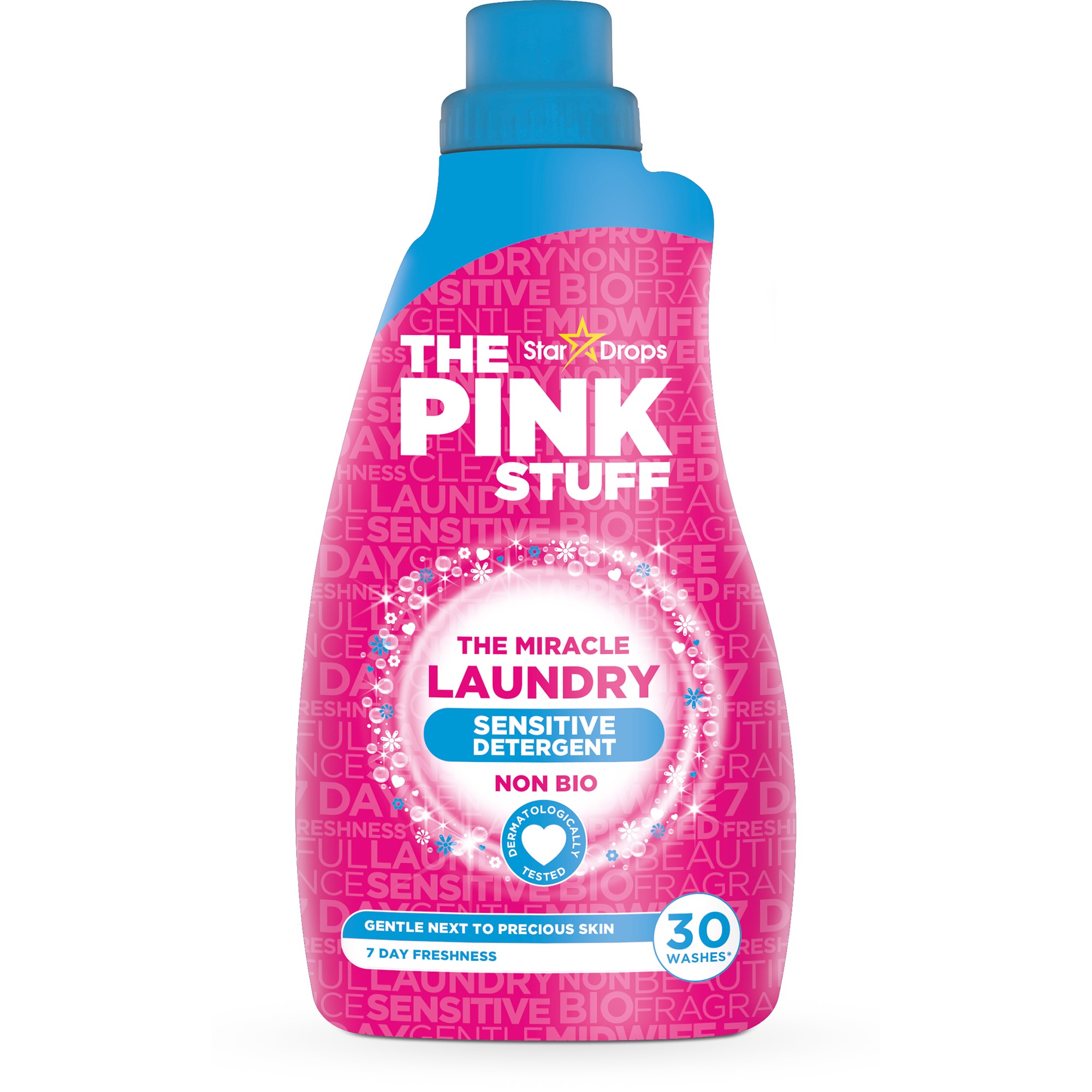 Läs mer om The Pink Stuff The Miracle Laundry Sensitive Non Bio Liquid 960 ml