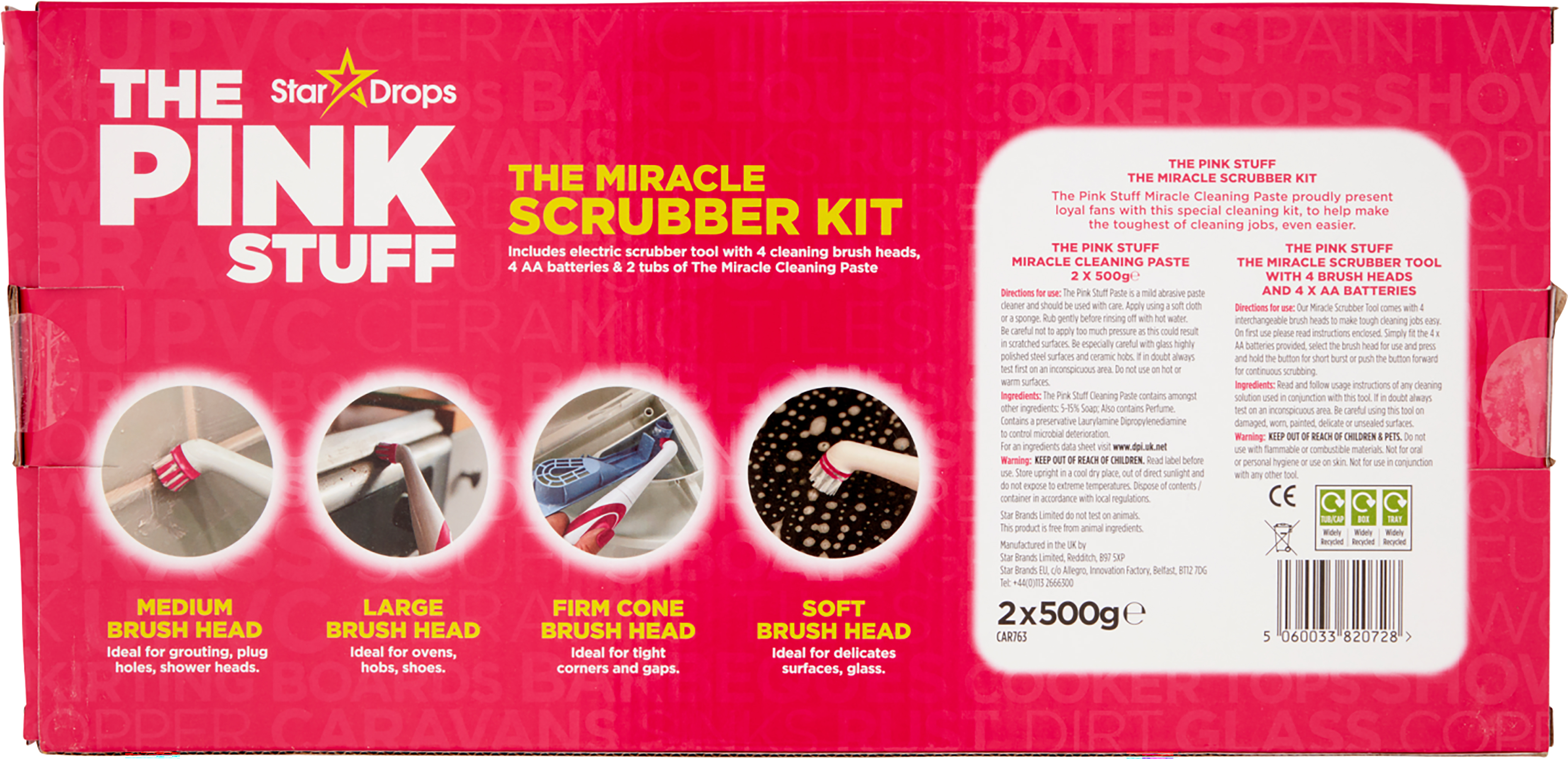  Stardrops - The Pink Stuff - The Miracle Scrubber Kit