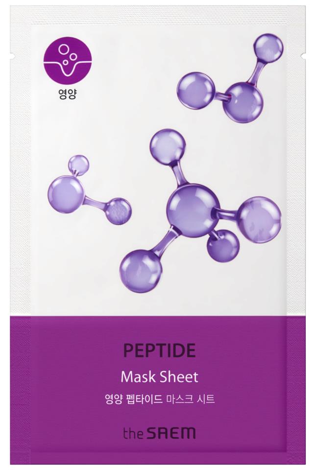 The Seam BIO SOLUTION Nourishing Peptide Mask Sheet Mascarilla Péptidos 20gr