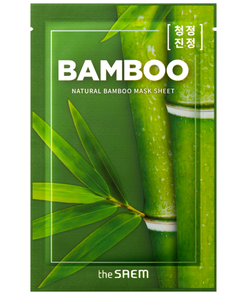 The Saem Natural Bamboo Mask Sheet Mascarilla Bambú 21 ml