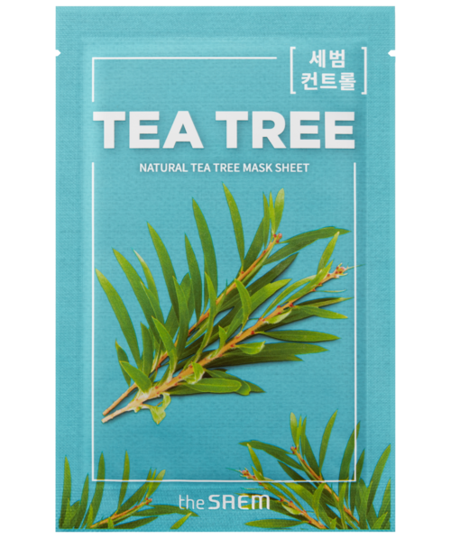 The Saem Natural Tea Tree Mask Sheet Mascarilla Árbol de Té 21 ml
