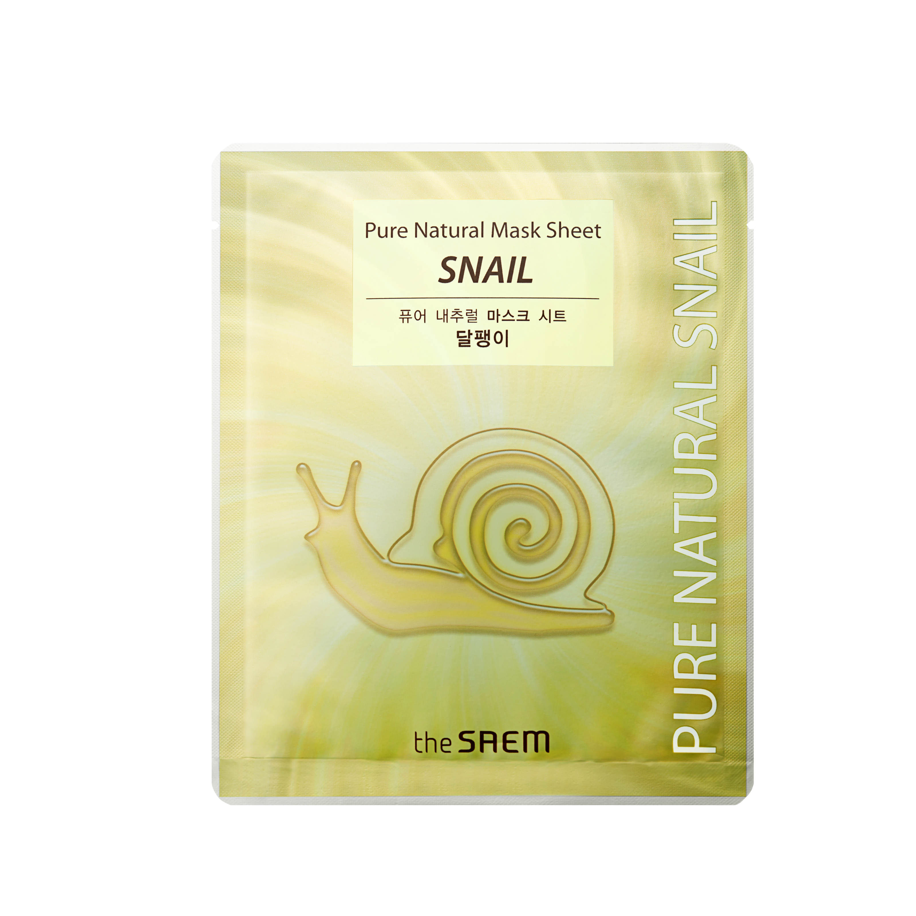 Läs mer om The Saem Pure Natural Mask Sheet (Snail) Mascarilla de Caracol 20 ml