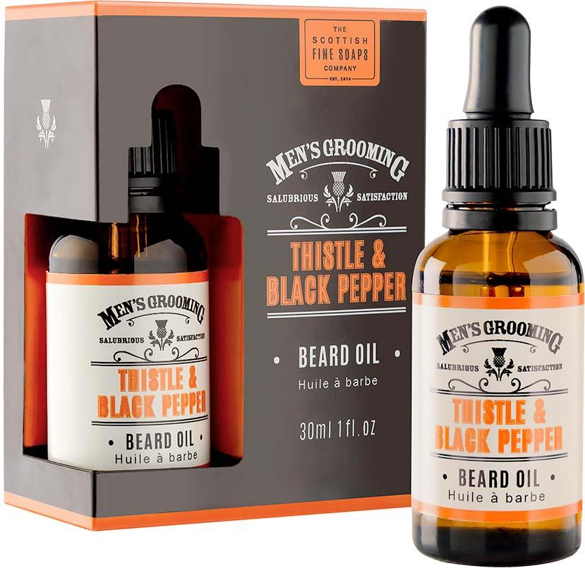 The Scottish Fine Soaps Thistle & Black Pepper Beard Oil 30 ml