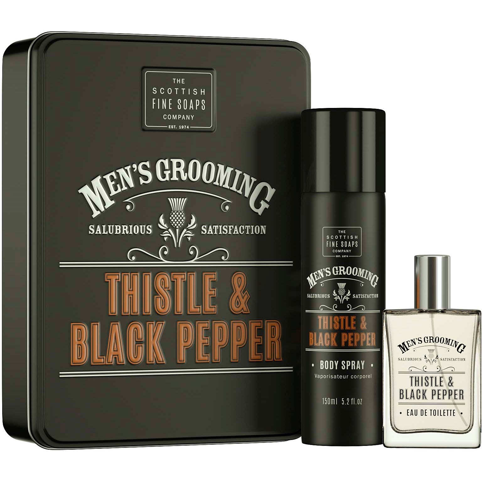 Läs mer om The Scottish Fine Soaps Thistle & Black Pepper Fragrance Duo Gift Set