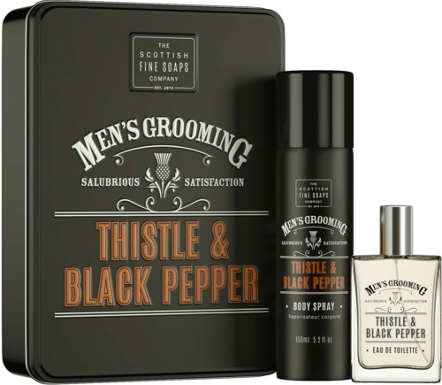 The Scottish Fine Soaps Thistle & Black Pepper Fragrance Duo Gift Set