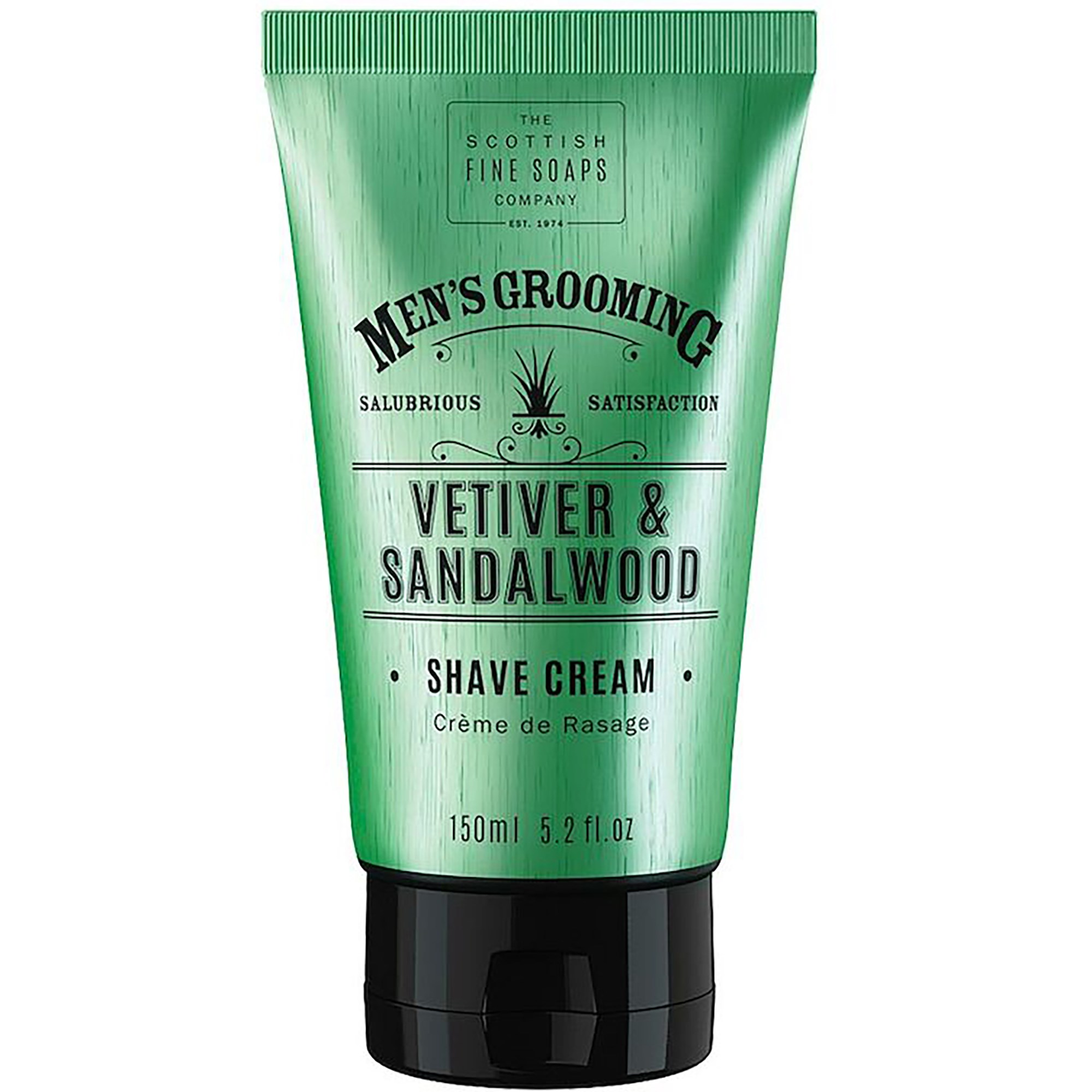 Scottish Fine Soaps Vetiver & Sandalwood Shave Cream 150ml