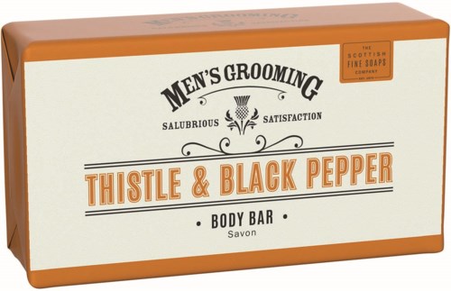 The Scottish Fine Soaps Thistle & Black Pepper Soap Bar 220 g