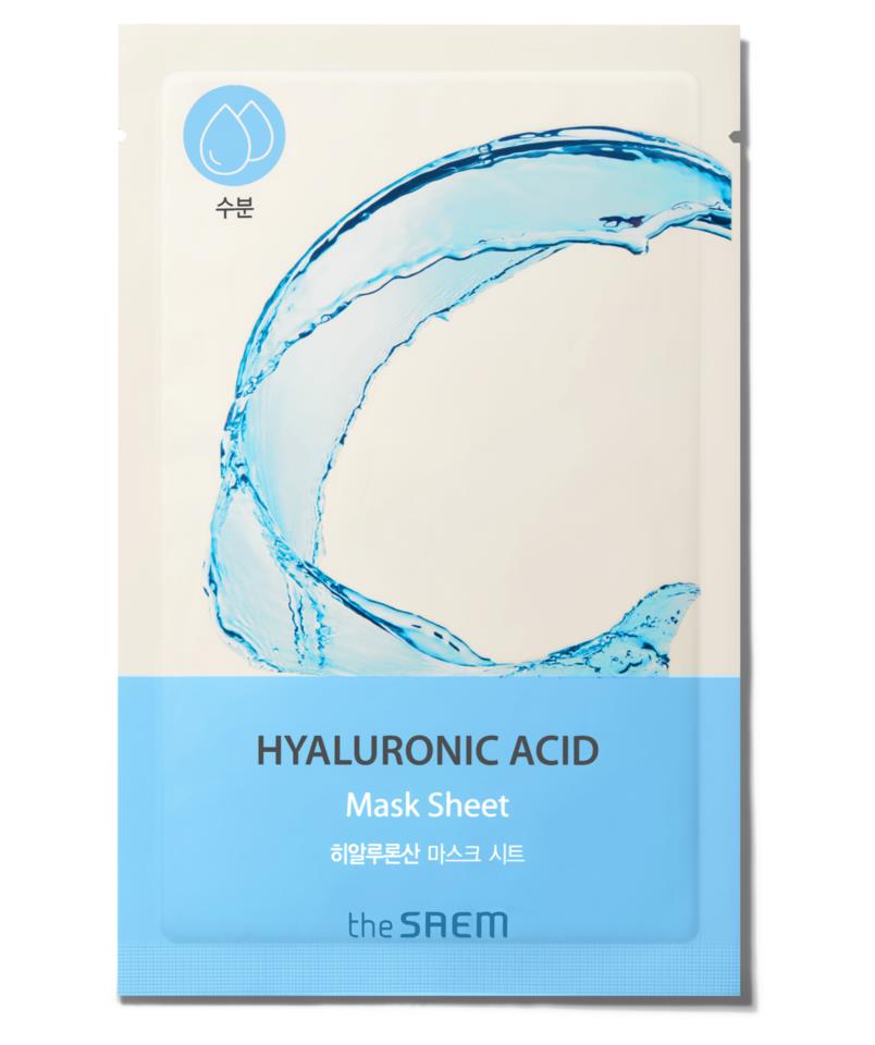The Seam BIO SOLUTION Hydrating Hyaluronic Acid Mask Sheet Mascarilla Ácido Hialurónico 20gr