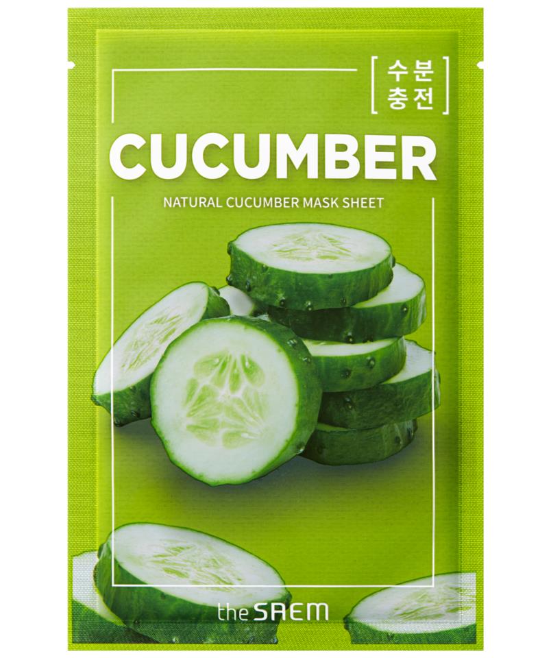 The Seam Natural Cucumber Mask Sheet Mascarilla Pepino 21ml
