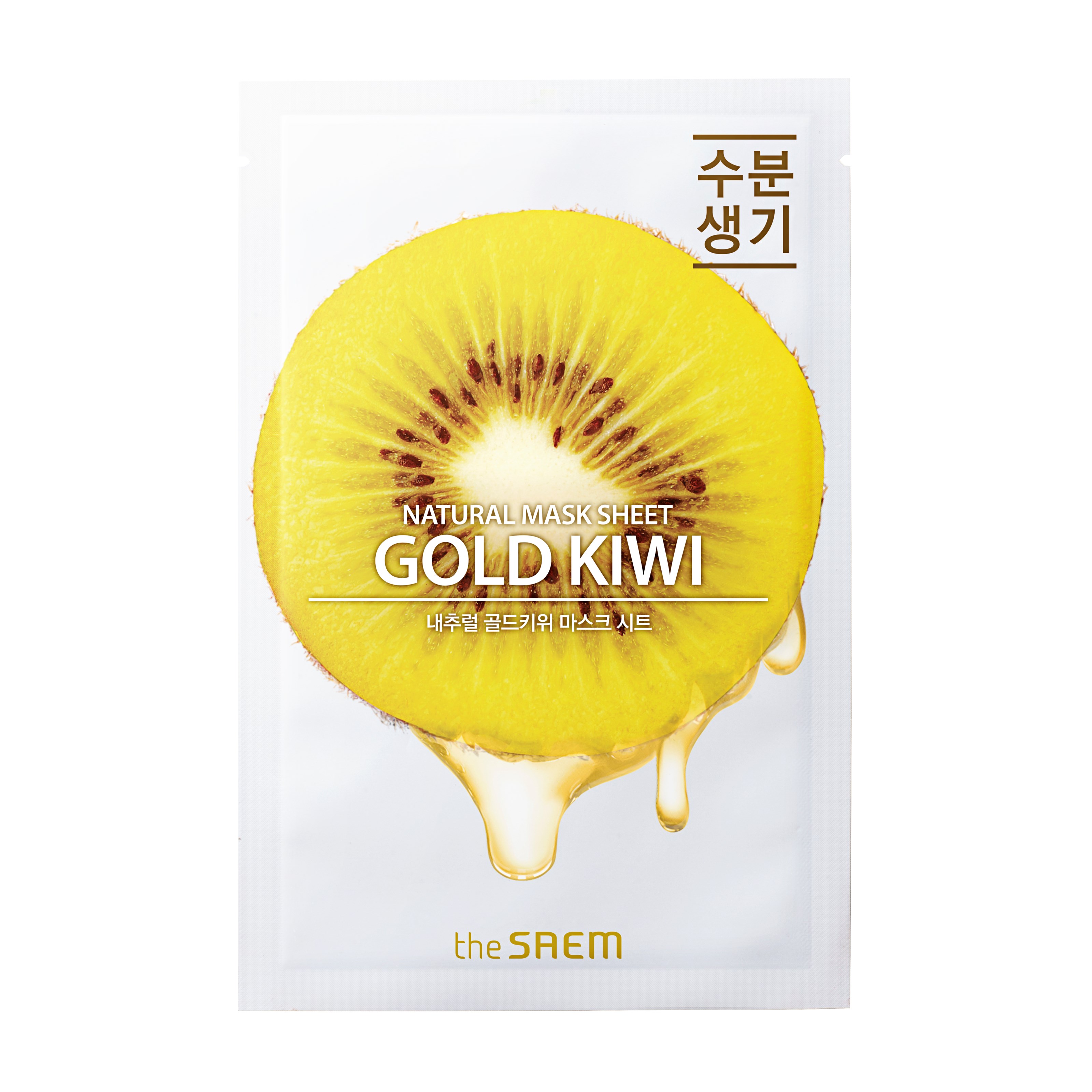 Läs mer om The Saem Natural Gold Kiwi Mask Sheet Mascarilla Kiwi Dorado 21 ml