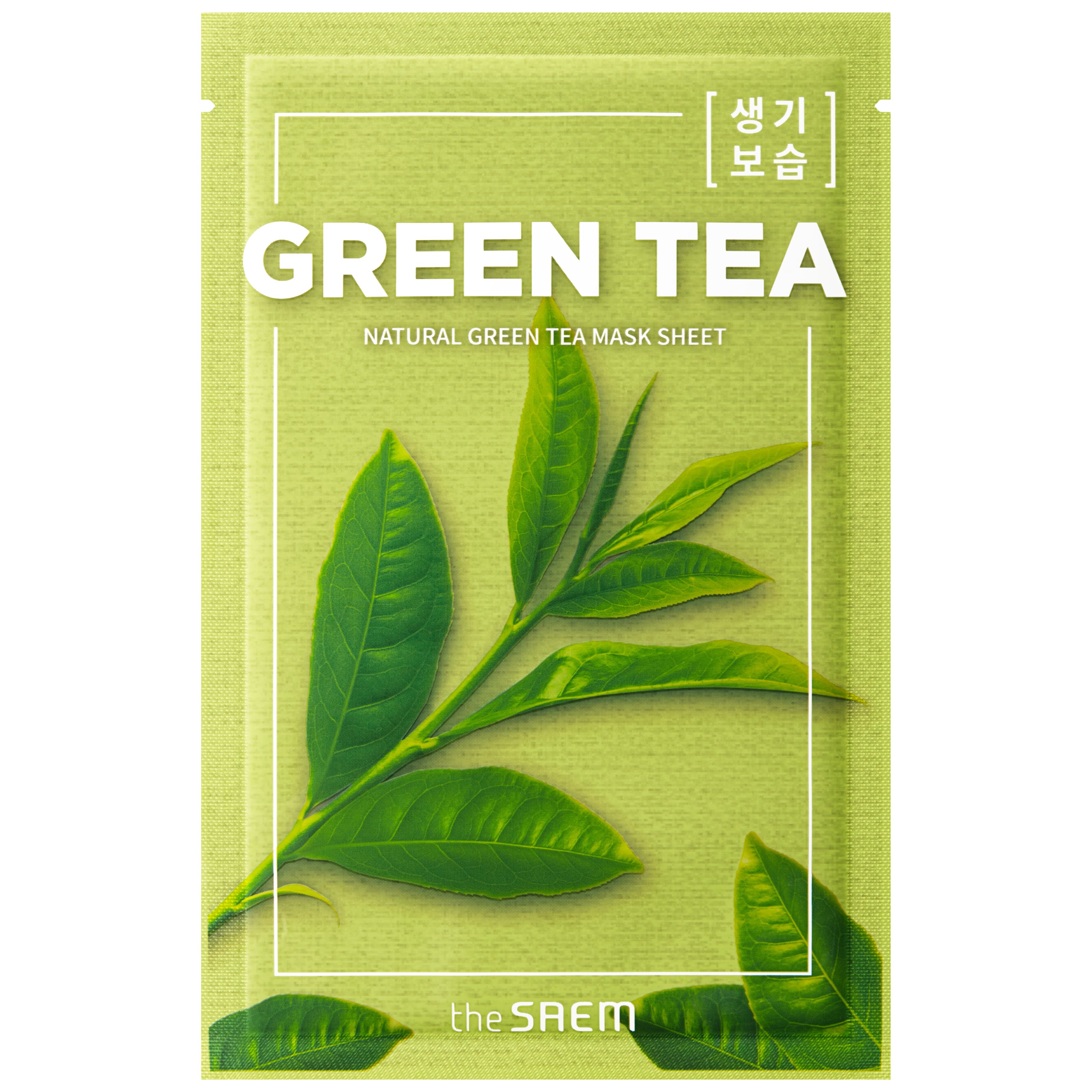 Läs mer om The Saem Natural Green Tea Mask Sheet Mascarilla Té Verde 21 ml