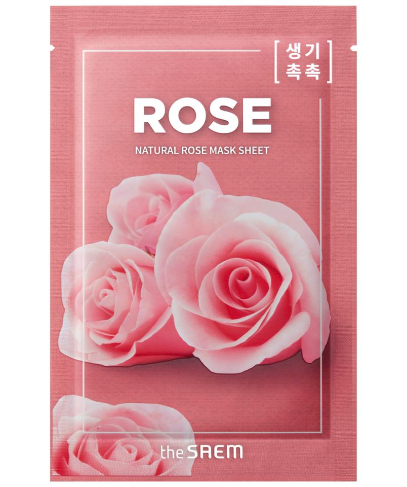 The Seam Natural Rose Mask Sheet Mascarilla Rosa 21ml