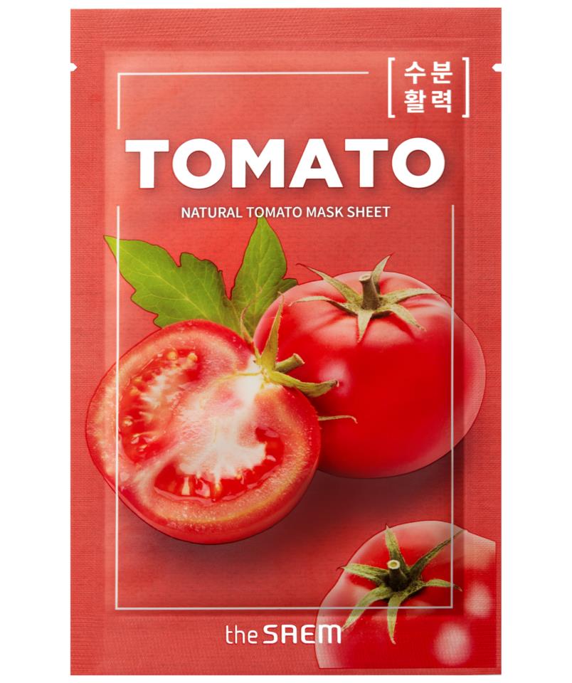 The Seam Natural Tomato Mask Sheet Mascarilla Tomate 21ml