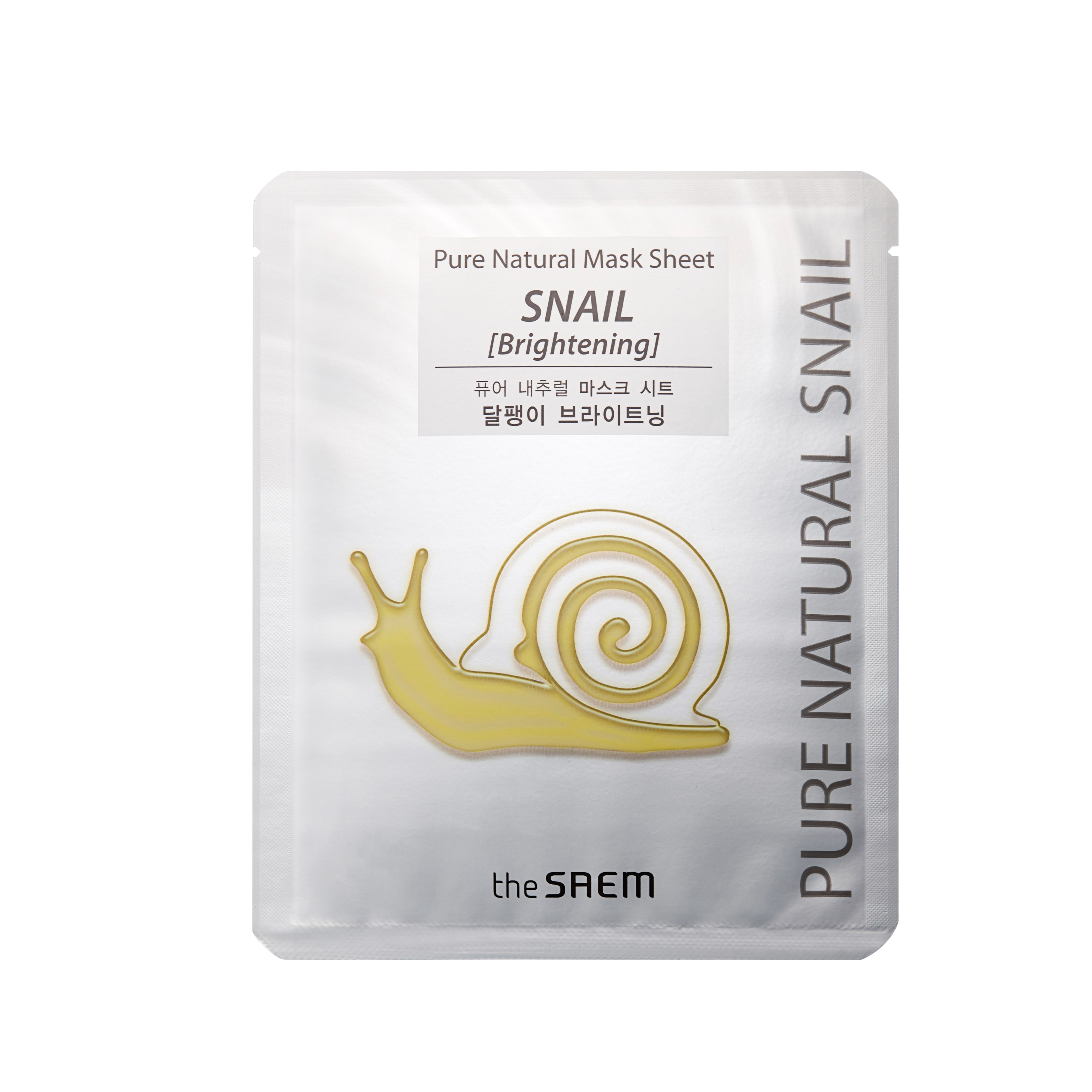 The Saem Pure Natural Mask Sheet (Snail Brightening ) Mascarilla de Ca