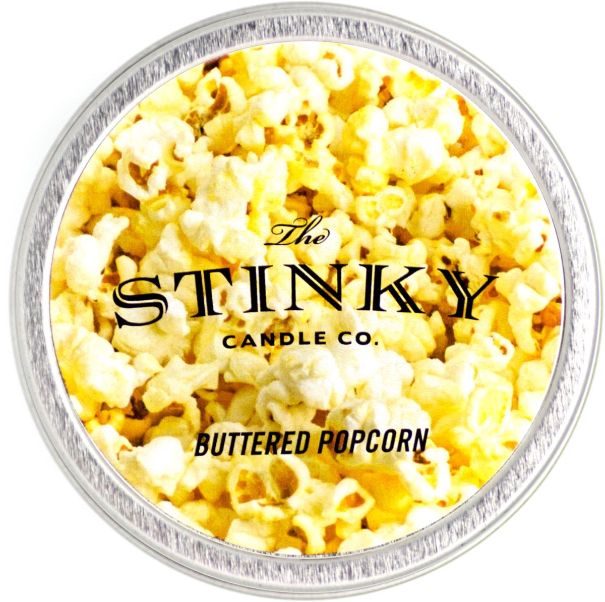 The Stinky Candle Company Buttered Popcorn Candle