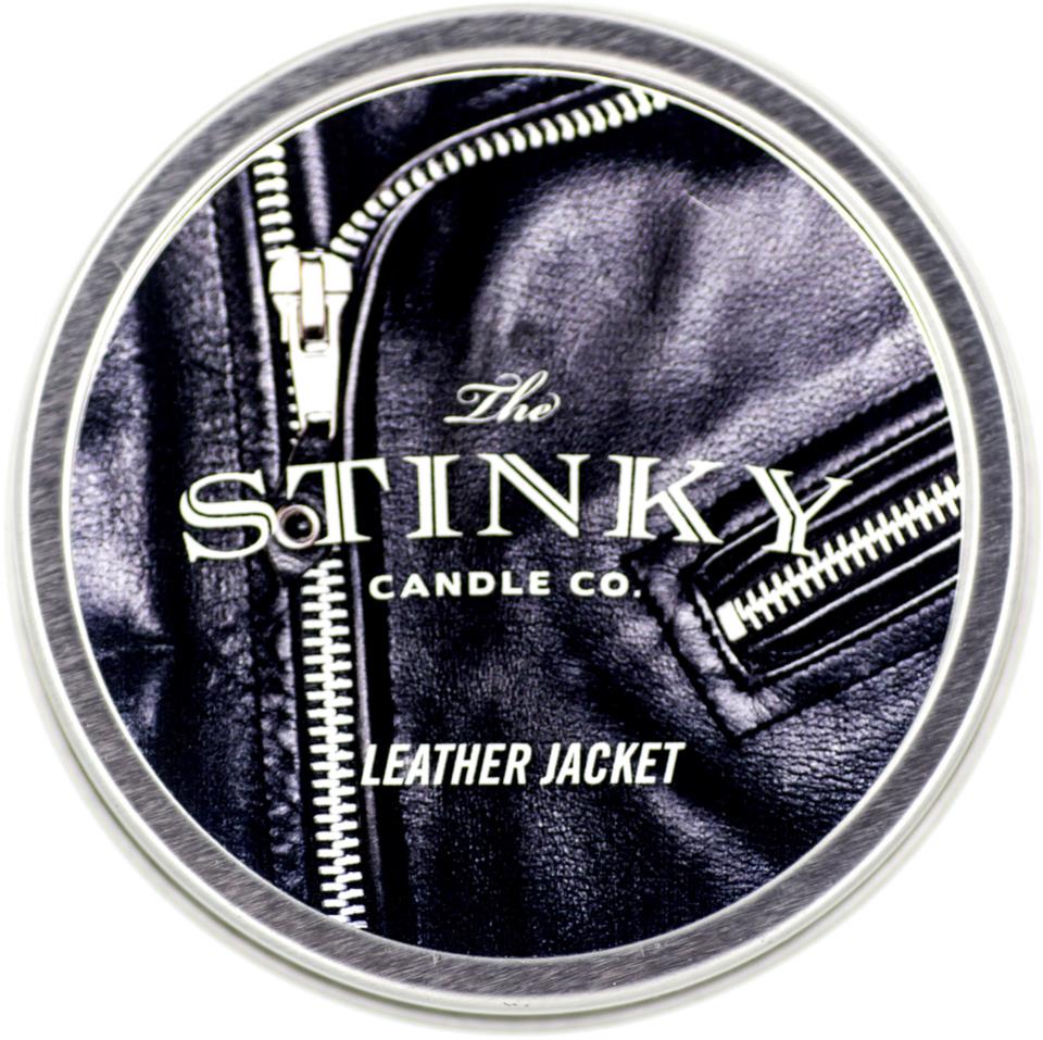 The Stinky Candle Company Leather Jacket Candle