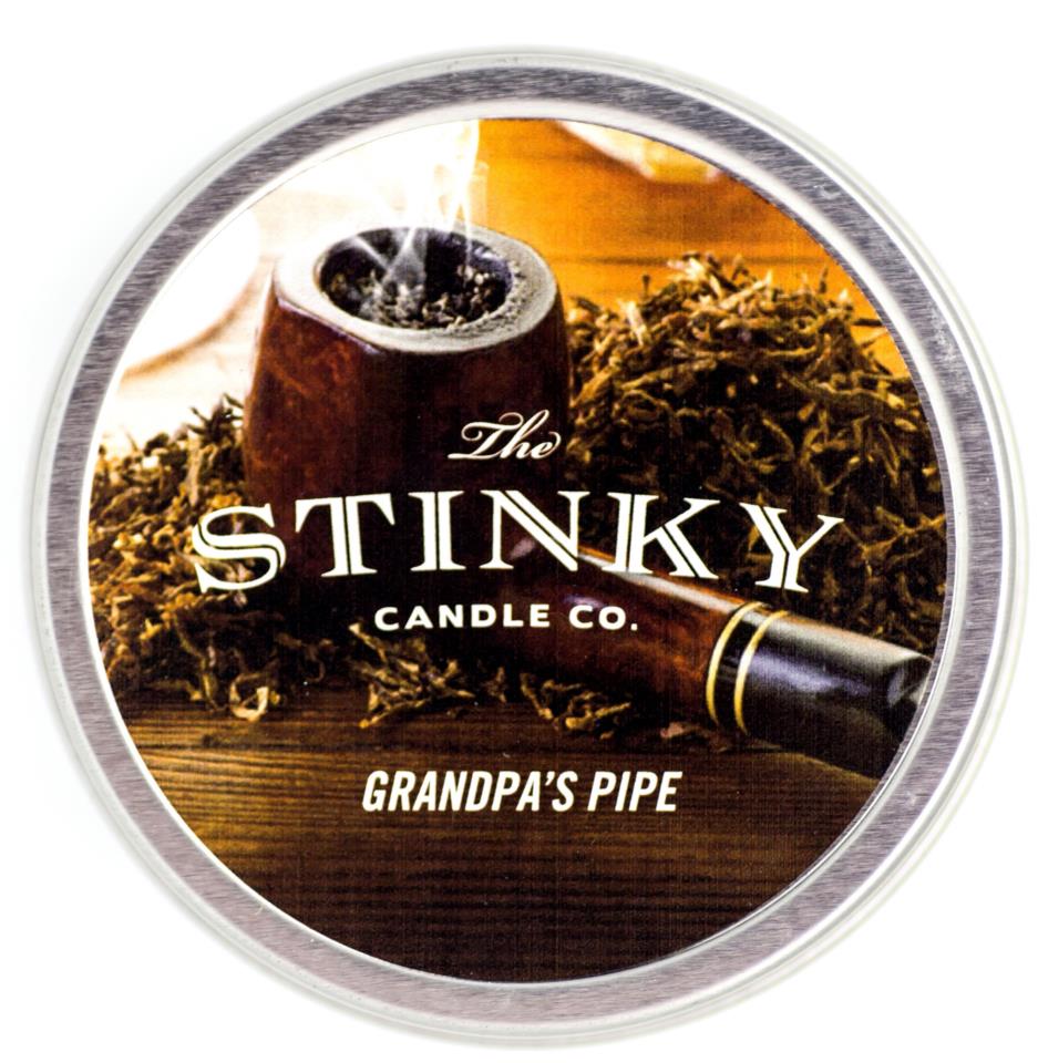 The Stinky Candle Company Tobacco Candle