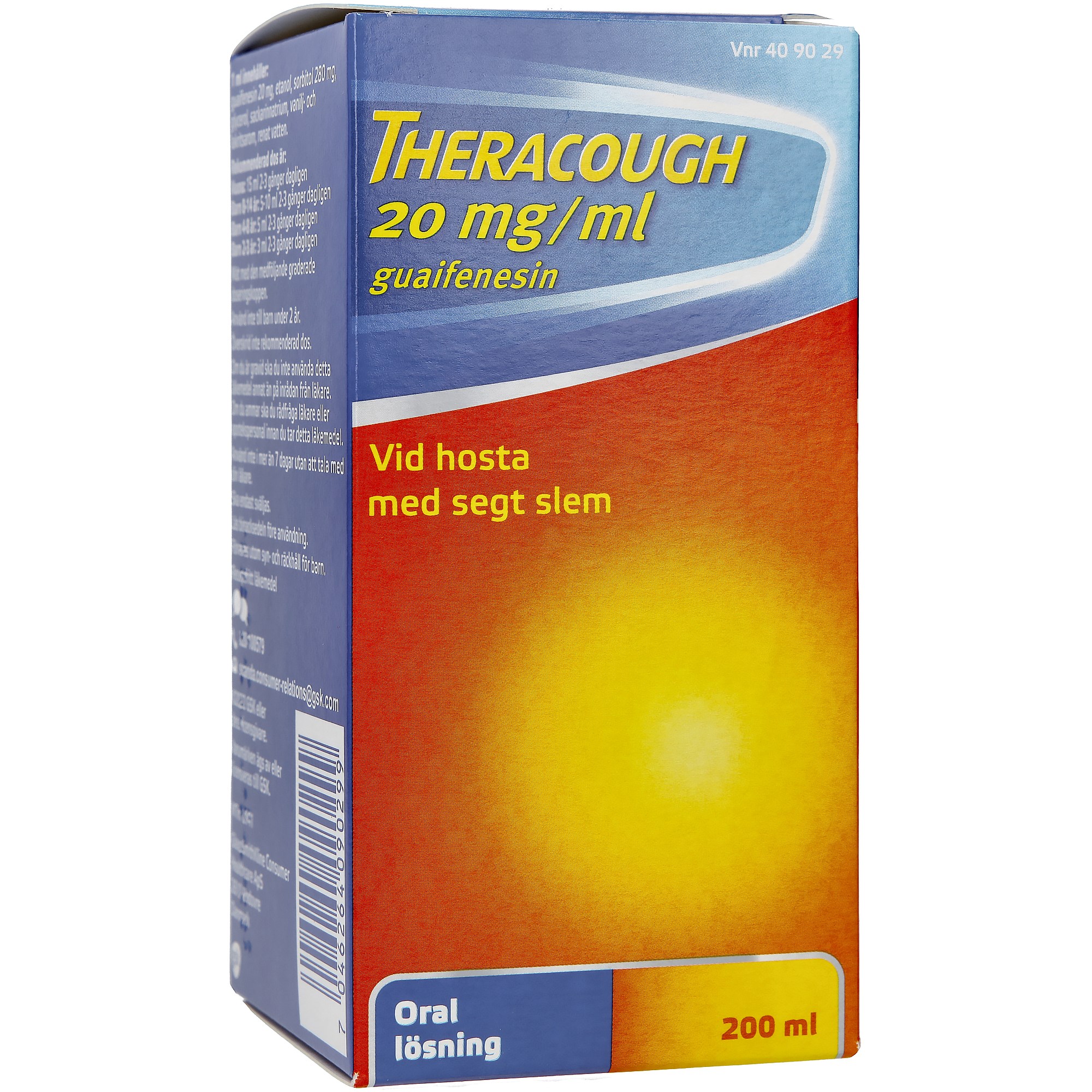 Theracough Oral lösning 20mg 200 ml