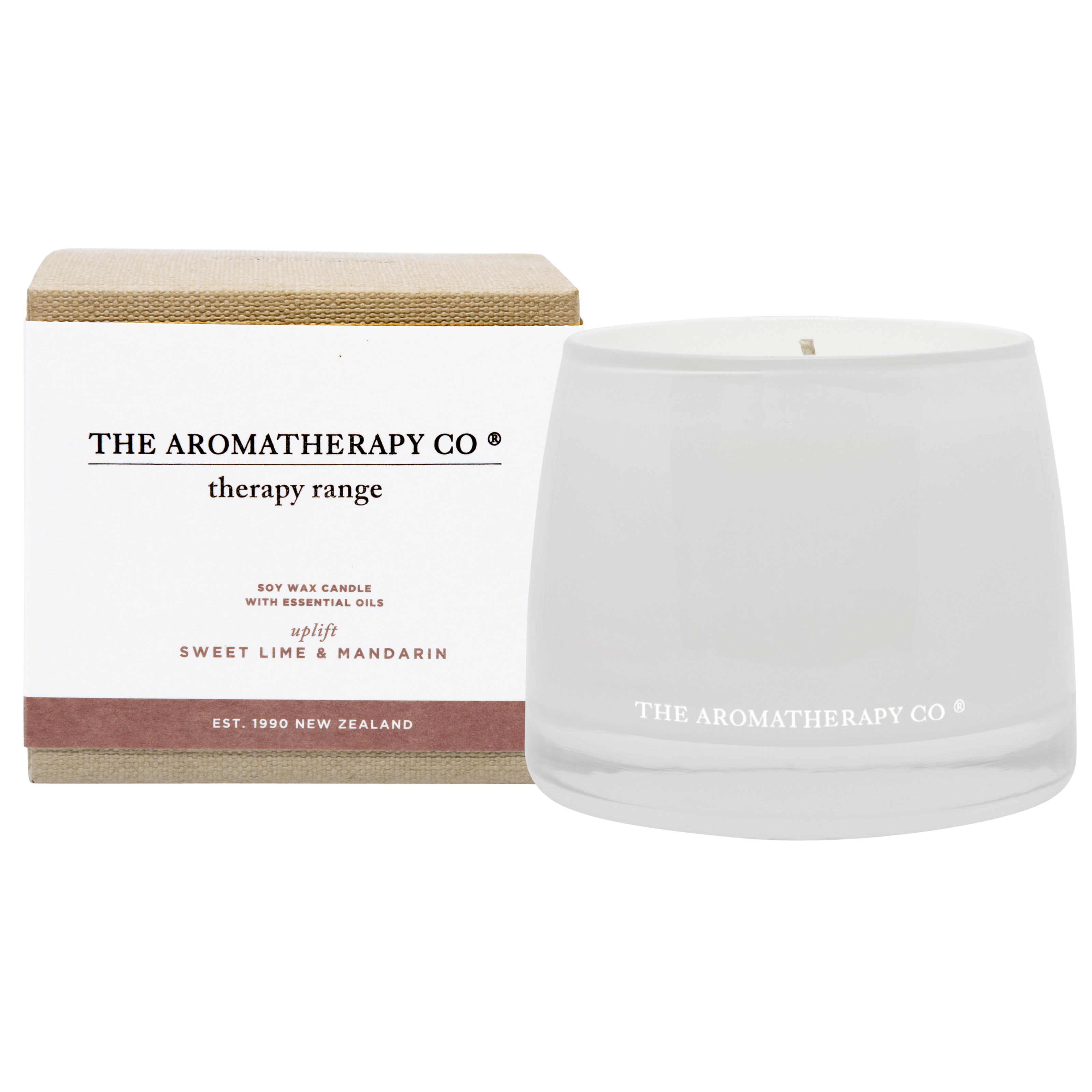 Läs mer om Therapy Range Therapy candle - Uplift - Sweet Lime & Mandarin 260 g